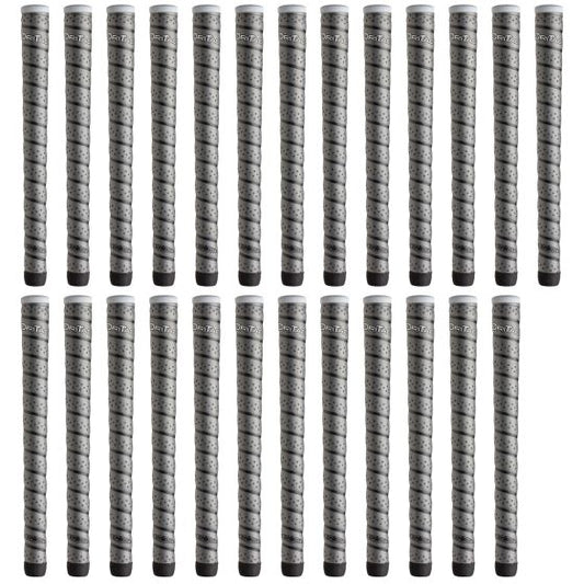 Winn Dri-Tac Wrap Oversize (+1/8") Dark Gray - 25 Piece Golf Grip Bundle