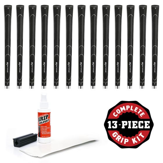 Karma Super Lite - 13 piece Golf Grip Kit (with tape, solvent, vise clamp)