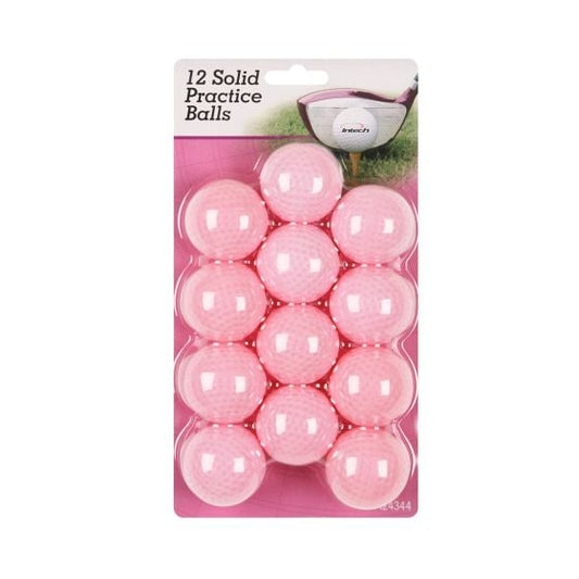 Intech Golf Hollow Dimpled Practice Balls (12-Pack)