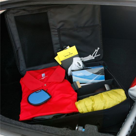 angled Intech Golf Trunk Organizer (Single Row) closed