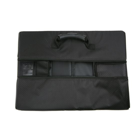 top angled view of the Intech Golf Trunk Organizer (Single Row)