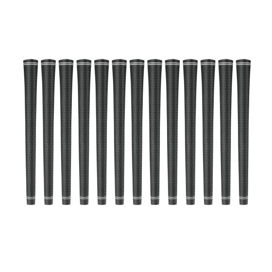 Karma Revolution Black Midsize (+1/32") - 13 Piece Golf Grip Bundle