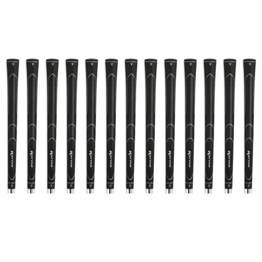 Karma Super Lite Black Jumbo (+3/32") - 13 Piece Golf Grip Bundle