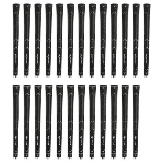 Karma Super Lite Black Jumbo (+3/32") - 25 Piece Golf Grip Bundle