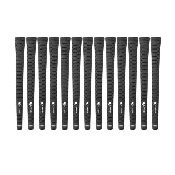 Karma Velour Black Jumbo (+1/16") - 13 Piece Golf Grip Bundle