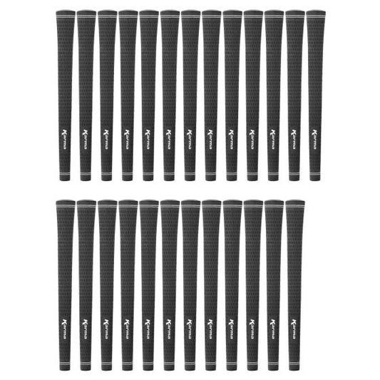 Karma Velour Black Jumbo (+1/16") - 25 Piece Golf Grip Bundle