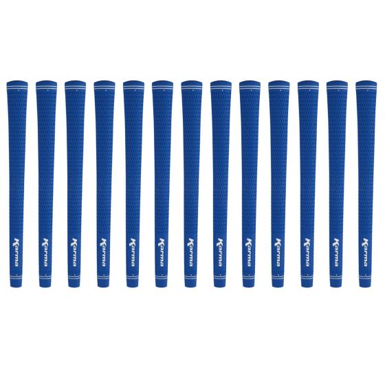 Karma Velour Blue Jumbo (+1/16") - 13 Piece Golf Grip Bundle