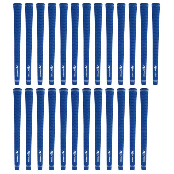 Karma Velour Blue Jumbo (+1/16") - 25 Piece Golf Grip Bundle