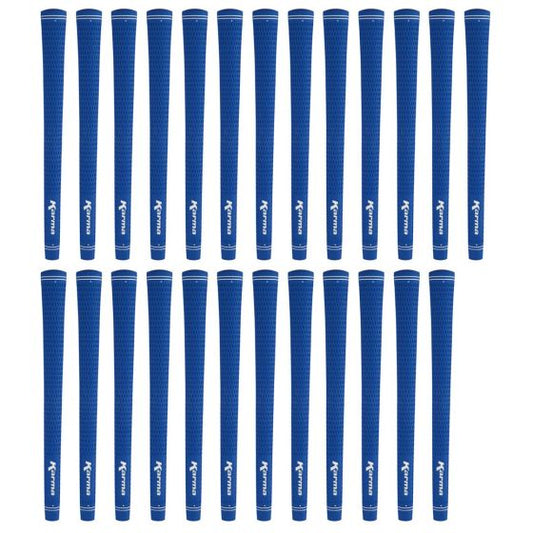 Karma Velour Blue Jumbo (+1/16") - 25 Piece Golf Grip Bundle