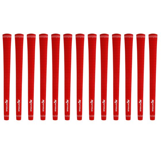 Karma Velour Red Standard - 13 Piece Golf Grip Bundle