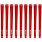Karma Velour Red Midsize (+1/32") - 9 Piece Golf Grip Bundle