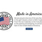 Made in America logo and text