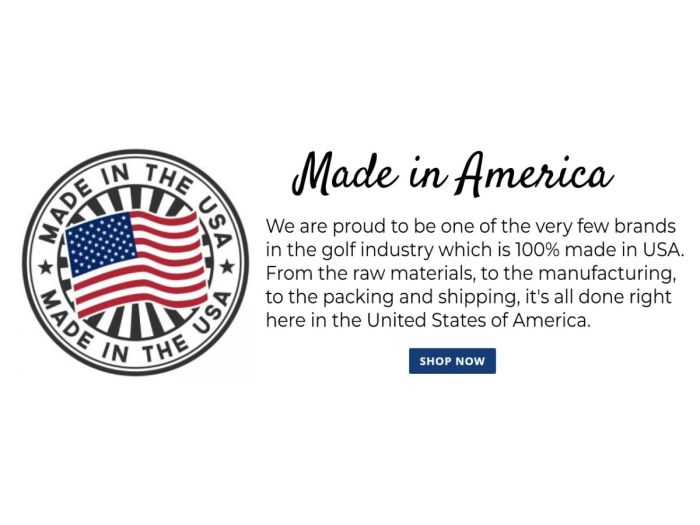 Made in America logo and text