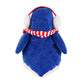 rear view of the Sahara Blue Winter Penguin Headcover