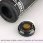JumboMax STR8 TECH Non-Taper Black Wrap Medium butt cap and Arccos sensor
