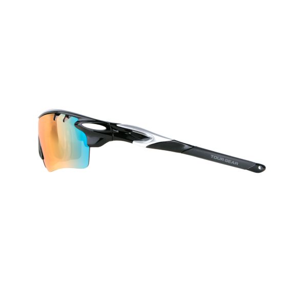 gear 5 sunglasses Tour Gear Gloss Black Interchangeable Sunglasses (with 5 Lenses) – Golf Components Plus