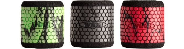 Winn Fishing Reel Grip Sleeve Straight (6 pack) - Chartreuse/Black