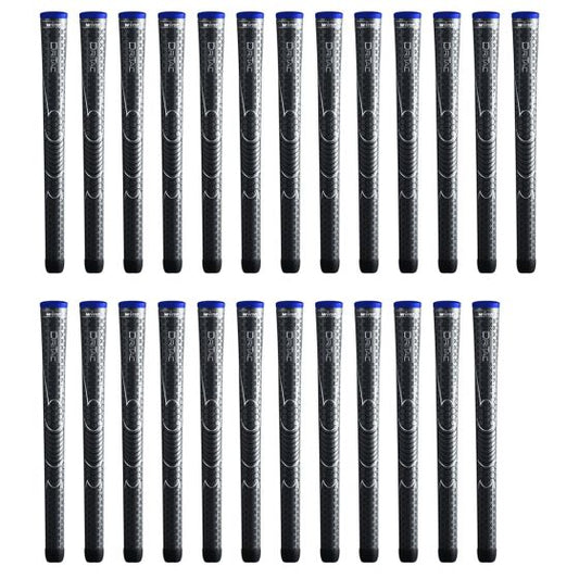 Winn Dri-Tac Midsize (+1/16") Dark Gray - 25 Piece Golf Grip Bundle